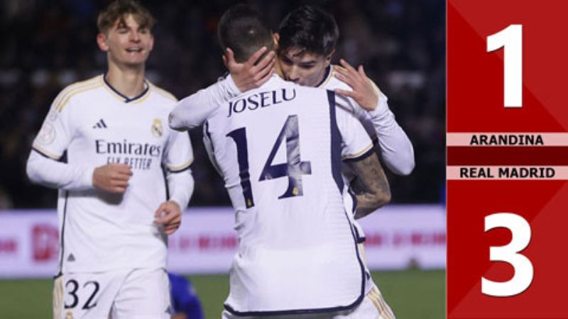 Real Madrid vững bước đi tiếp Cúp Nhà Vua Tây Ban Nha